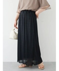 Green Parks ラメプリーツＩラインスカート