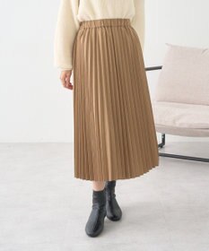 earth music&ecology プリーツミディスカート