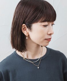 Pisceans 2wayドロップパールフープピアス