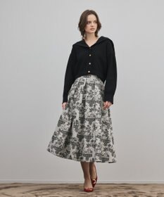 GRACE CONTINENTAL アニマルジャガードスカート