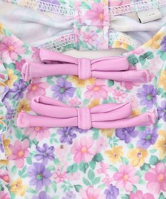 ANY KIDS 小花柄 セパレート水着