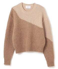 BEIGE， GLAIEULS / アルパカ混インターシャニット