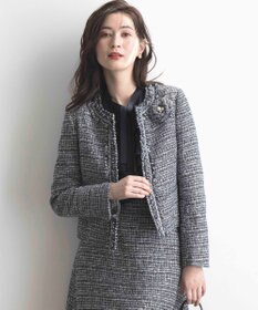 組曲 ツイードパールコサージュ