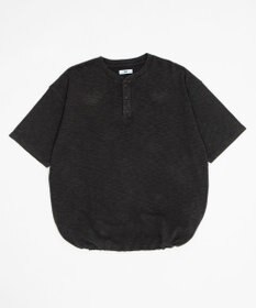 WEGO 【ユニセックス着用ITEM/MLサイズ展開】スラブヘンリーネックT（SS）