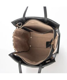 UNBILLION cachecache サイドコンビ2wayノットハンドルトートバッグ