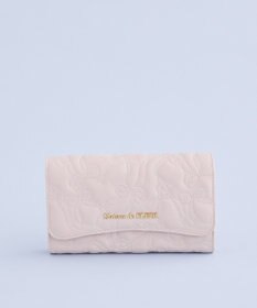 Maison de FLEUR リボンキルティングロングウォレット