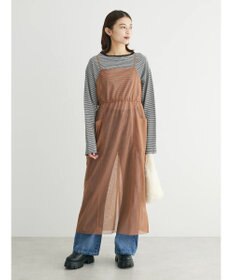 Green Parks ・ＥＬＥＮＣＡＲＥ　ＤＵＥ　チュールドロストキャミワンピ