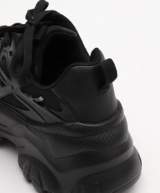 WEGO 【SMLサイズ展開】ラバーコンビ厚底スニーカー