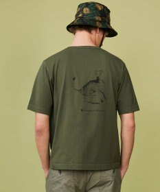 JOSEPH ABBOUD MOUNTAIN 【テーム・ヤルヴィモチーフ】ビオグレース天竺  Ｔシャツ カーキ系
