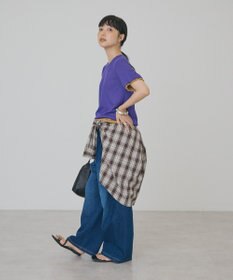 AMERICAN HOLIC 【2点セット】配色レイヤードメローTシャツ
