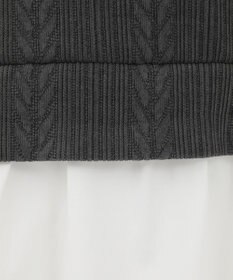 Green Parks カットモールドッキングシャツチュニック