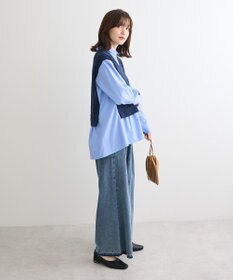 Green Parks カットモールドッキングシャツチュニック