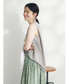 CRAFT STANDARD BOUTIQUE 肩タックノースリーブプルオーバー