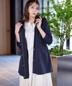 Tiaclasse 【洗える】ベルト付きストライプワンピース