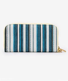 LeSportsac TECH WALLET WRISTLET/ティールグリーンストライプ