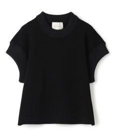 BEIGE， 【洗える・Oggi 11月号掲載】LAURA / ドライタッチ異素材リブニット