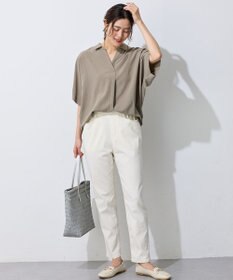 ANY L 【新色追加/洗濯機可/UVカット/ウエストゴム/ストレッチ】7daysデイリーパンツ