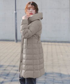 Tiaclasse 【ダウン70%撥水加工】スタンドカラーダウンコート