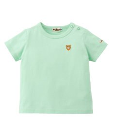 MIKI HOUSE HOT BISCUITS 【70-120cm】【Everyday Series】ワンポイント 半袖Tシャツ