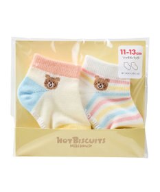 MIKI HOUSE HOT BISCUITS カバーオール＆ローカットソックスギフトセット【BOX付き】