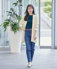 Tiaclasse 【新色追加・洗える】ミラノリブミドル丈カーディガン