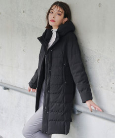 Tiaclasse 【ダウン70%撥水加工】スタンドカラーダウンコート