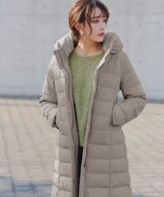 Tiaclasse 【ダウン70%撥水加工】スタンドカラーダウンコート