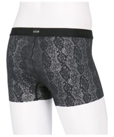 WACOAL MEN ボクサーパンツ【レースボクサー】フロント快適グラマラス 通気性 フリーなカッティング(裾部分) 前閉じ レース 下着 GT3341 /ブロス バイ ワコールメン