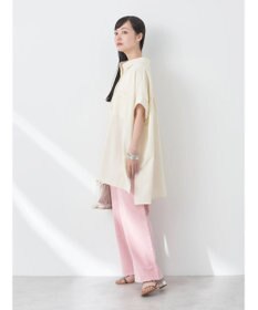 earth music&ecology 配色ステッチＢＩＧシャツ