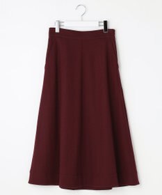 自由区 ウールジャージー フレアシルエットスカート