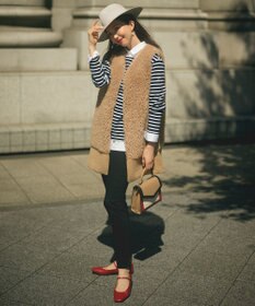 23区 スプリットレザーショルダー バッグ