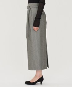 uncrave ヘリンボーンスーツ スカート（uncrave WHITE）