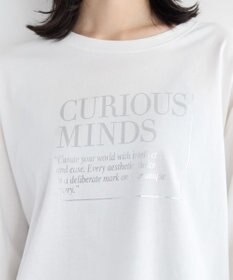 YECCA VECCA 【UVカット】ワイドスリーブ箔プリントTee