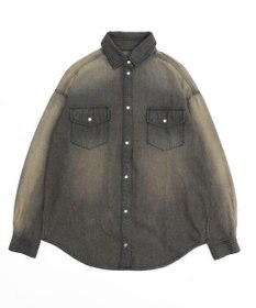 WEGO デニムウエスタンBIGシャツ