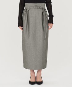 uncrave ヘリンボーンスーツ スカート（uncrave WHITE）