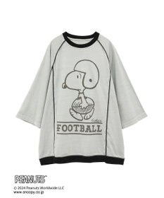 CRAFT STANDARD BOUTIQUE 【ユニセックス】PEANUTS/スヌーピー 切り替えTシャツ