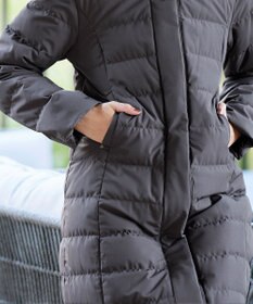 Tiaclasse 【ダウン70%撥水加工】スタンドカラーダウンコート