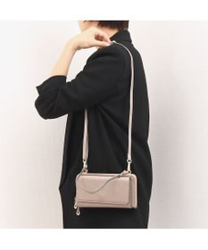 UNBILLION カシュカシュ cachecache / WEB限定カラーコンビウォレットショルダーバッグ