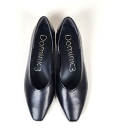 Dominic3 ディープカット レザーパンプス