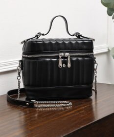 style code 【MERCURYDUO/マーキュリーデュオ】ストライプキルティング　バニティミニショルダーバッグ