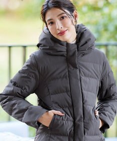 Tiaclasse 【ダウン70%撥水加工】スタンドカラーダウンコート