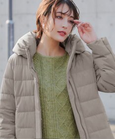 Tiaclasse 【ダウン70%撥水加工】スタンドカラーダウンコート