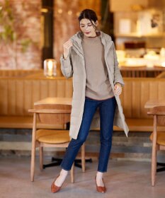 Tiaclasse 【ダウン70%撥水加工】スタンドカラーダウンコート