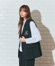 GRACE CONTINENTAL リネンタッチジレジャケット