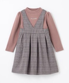 ANY KIDS ドッキングチェックワンピース