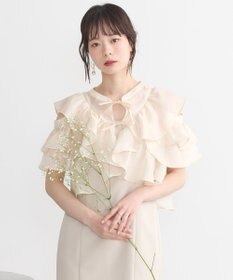 earth music&ecology SET2点フリルボレロ＋ナローワンピース