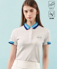 23区GOLF 【WOMEN】【UVケア・吸水速乾】ハニカムカノコ 半袖ポロシャツ
