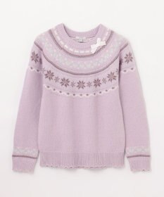 ANY KIDS ノルディック柄 ニット