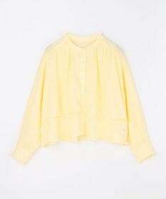 ANY ラッフルクロップドシャツ