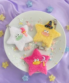 WEGO ミニお星さまモンスターぬいぐるみキーホルダー